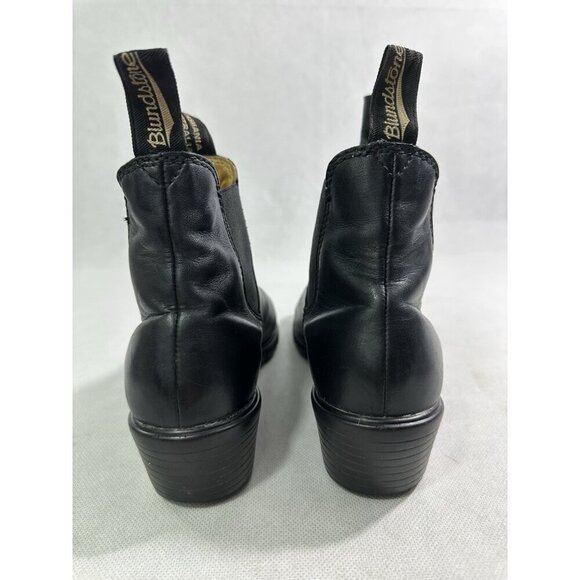 Blundstone Chelsea Heeled Boots Black Leather Womens US 6 Read - Picture 7 of 8